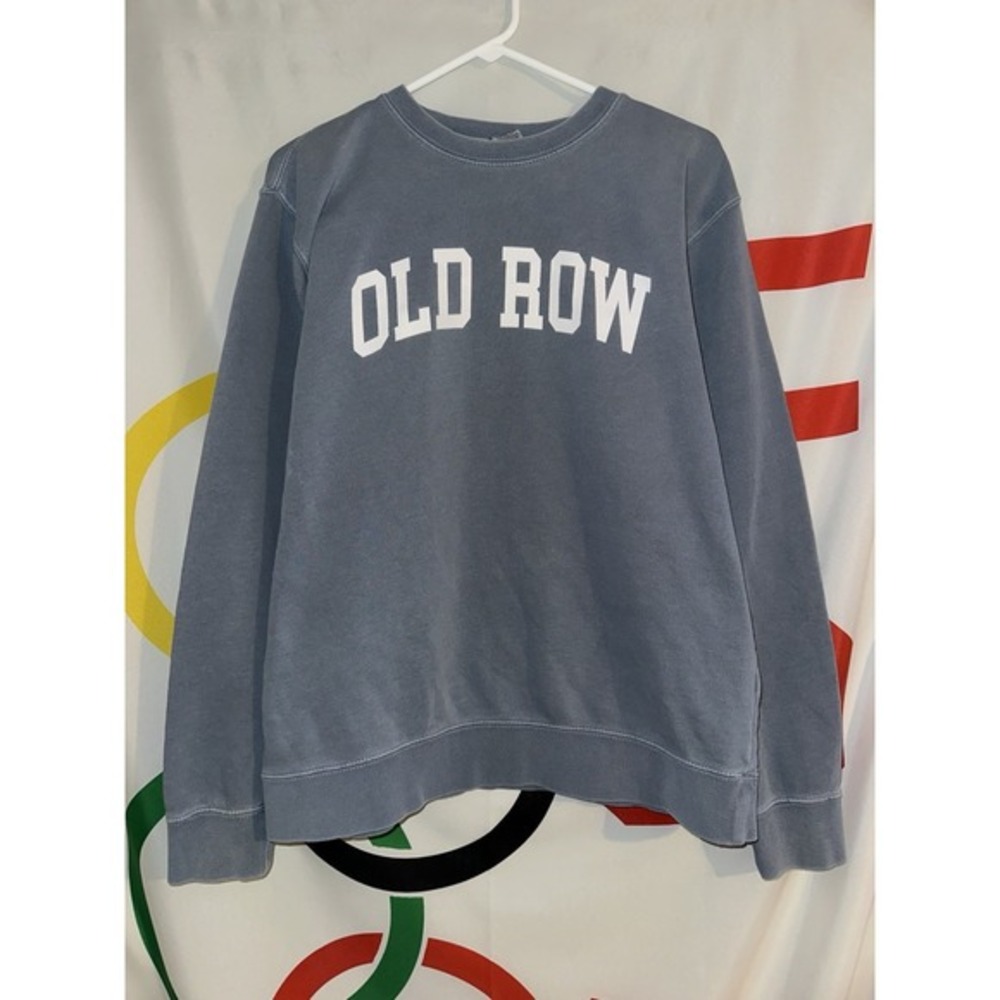 Old‎ Row Sweatshirt Medium Blue Crewneck Independent Trading